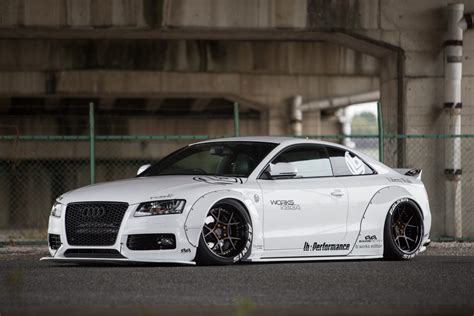 Liberty Walk Audi A5 Project Is Blessed by the Widebody Tuning Gods - autoevolution