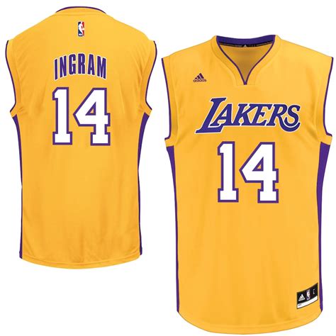 adidas Brandon Ingram Los Angeles Lakers Gold Replica Jersey