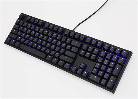 Ducky One 2 Blue LED Full size mechanical keyboard - Backlit model with ...