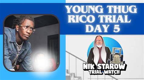 Young Thug RICO-trial. Day 5. - One News Page VIDEO