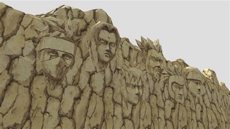 Six Hokage Mountain - Download Free 3D model by jmartinez20592 ...