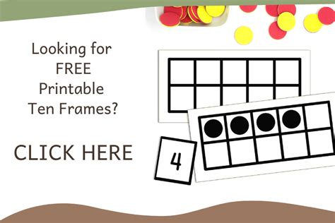 Free Ten Frame Cards Printable for Hands-on Math Activities — My Teaching Cupboard