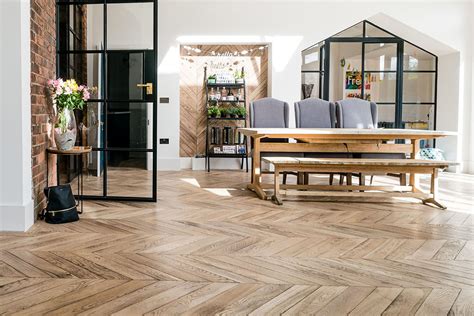 Chevron Engineered Wood Flooring - JackEvie