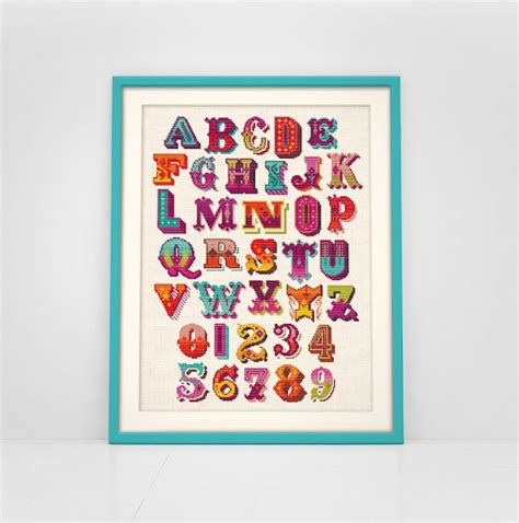 Circus Alphabet Cross Stitch Pattern digital Format PDF | Etsy Australia