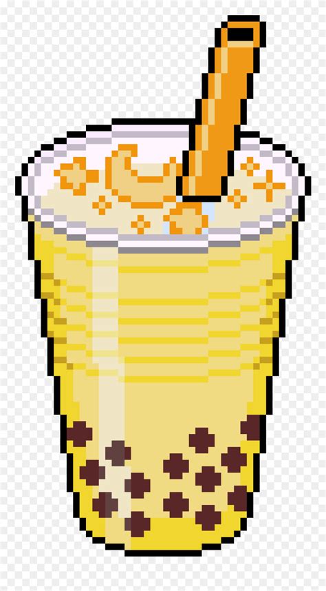 Boba Pixel Art Clipart (#5307073) - PinClipart