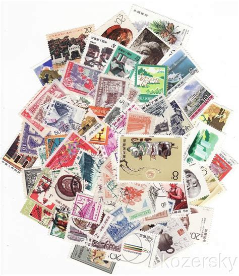 China (PRC) Stamp Packet, 100 different stamps from China