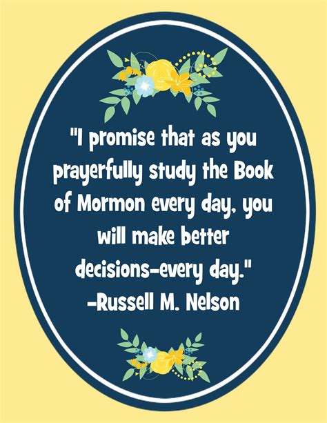 I promise that as you prayerfully study the Book of Mormon…quote – The ...