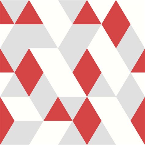 Red Triangle Pattern Wallpaper