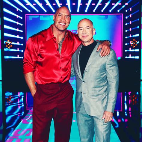 The Rock and Jeff Bezos Are Friends?