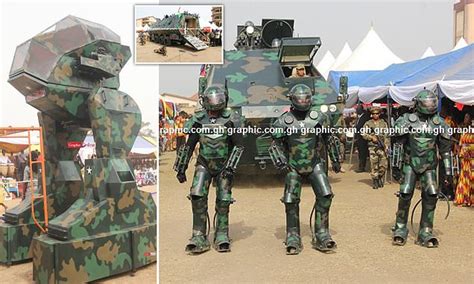 Bizarre prototypes of military equipment are revealed in Ghana | Daily Mail Online