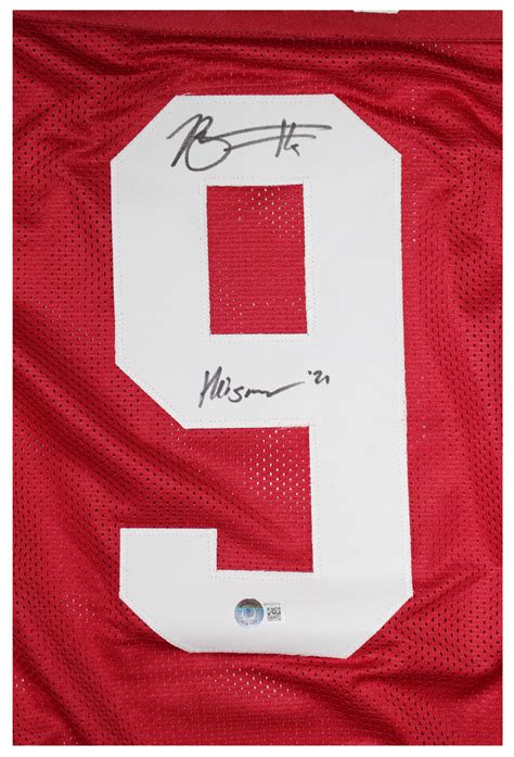 Bryce Young Autographed College Style Red XL Jersey Heisman Beckett ...