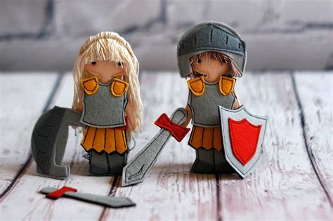 Armor of God set for Felt paper doll Bible story | Etsy