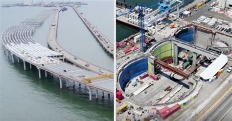 Drone video shows Hampton Roads Bridge-Tunnel expansion progress