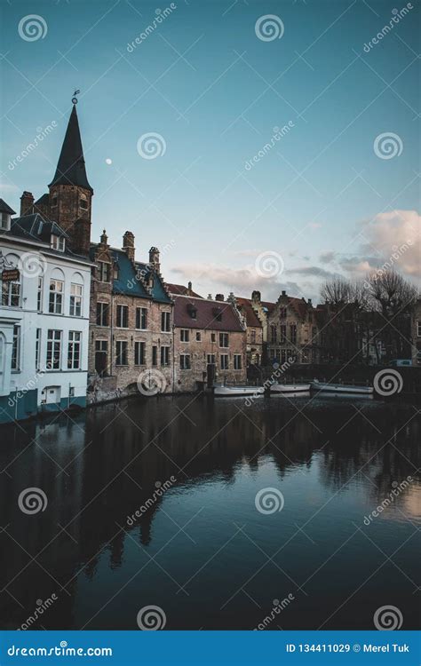 Bruges Belgium February 2018 in the Winter Stock Image - Image of coast, february: 134411029