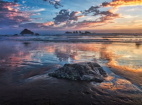 Bandon Beach South Sunset | Pat Garvey