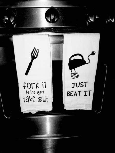 Funny Kitchen Towel Funny Kitchen Decor Housewarming Gift - Etsy