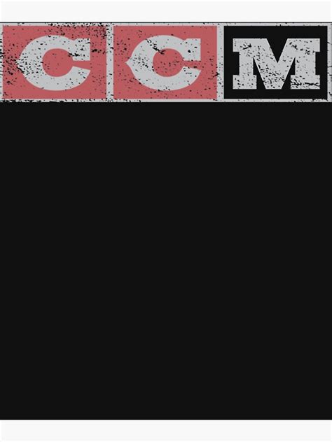 "Ccm logo" Poster for Sale by JamieMcgehee1 | Redbubble