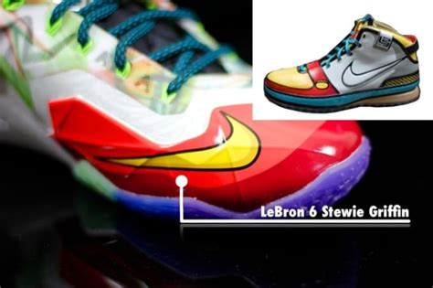 LeBron 6 Stewie Griffin - Every LeBron sneaker in the Nike LeBron XI ...