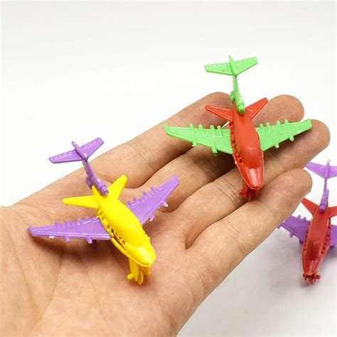 Novelty 10pcs/lot Mini DIY passenger plane Assemble self Locking Bricks toys for kids gift-in ...