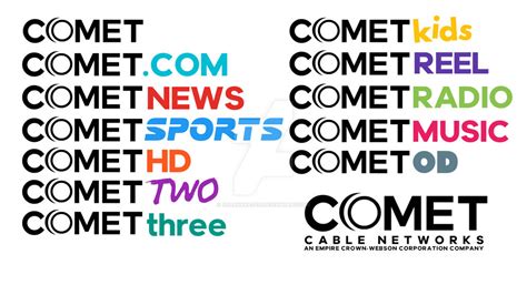 COMET CHANNEL 2016 FLAT ERA Logos by #johannkassai by johannkassai on DeviantArt