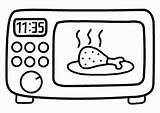 Kitchen Oven Coloring Pages  oven sketch template