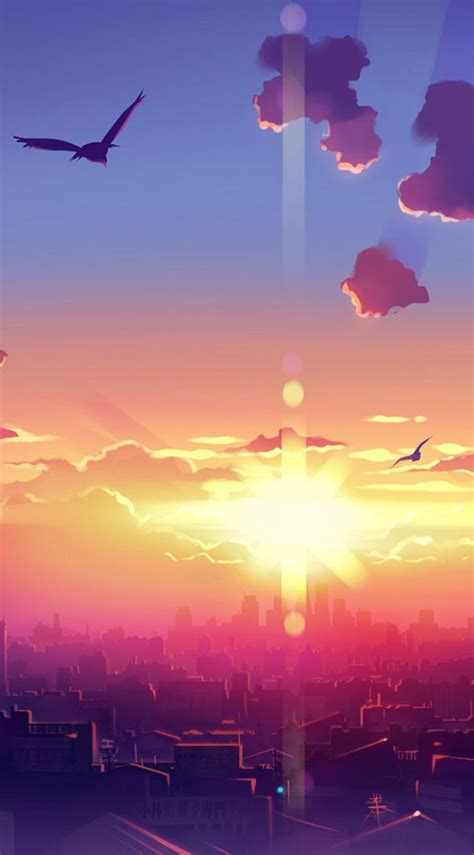 Seriously! 32+ Facts About Aesthetic City Anime Sunset Background! Anime city sunset wallpaper ...