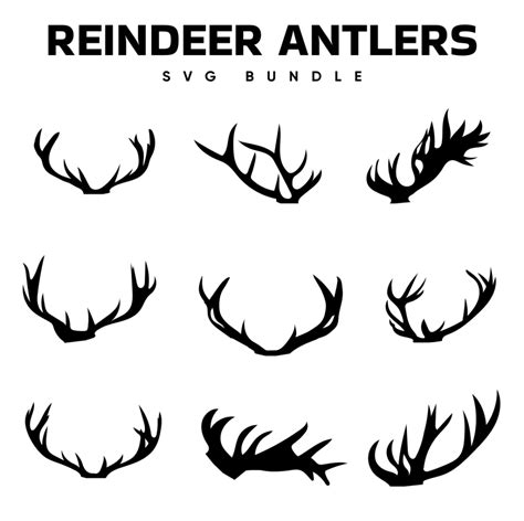 Reindeer Antlers SVG – MasterBundles