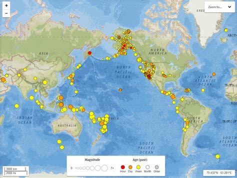 United States Earthquake Map