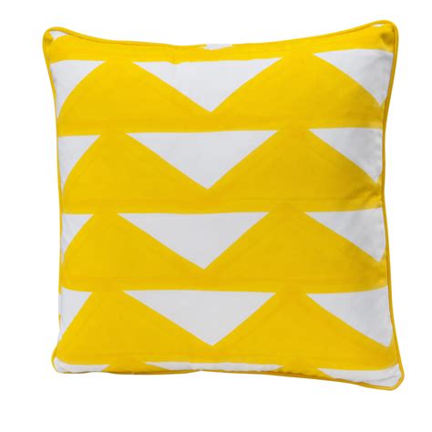 Triangoli Yellow Cushion Livio De Simone | Artemest
