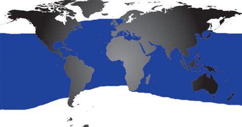 Map of where Bottlenose Dolphins Live | Dolphins World