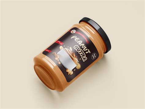 peanut butter label on Behance