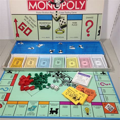 Parker Brothers CLASSIC MONOPOLY Board Game Original Box 1994 #ParkerBrothers Monopoly Board ...