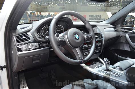 BMW X4 M40i interior at 2016 Geneva Motor Show