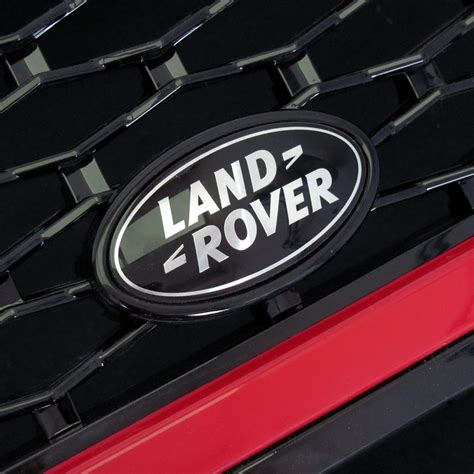 Range Rover SPORT BLACK+SILVER front grille badge upgrade supercharged land logo | eBay