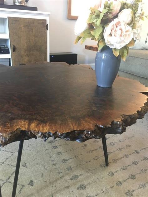 Custom Walnut Burl Coffee Table | Etsy in 2020 | Coffee table, Custom ...