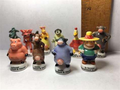 BARNYARD Viacom Cartoon 10pc set Ben Daisy Otis the Cow Paramount Movie ...