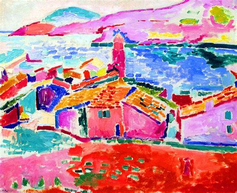 Les toits de Collioure Painting by Henri Matisse | Fine Art America