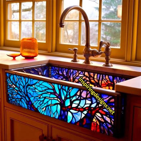 These Stained Glass Sinks Will Transform Your Kitchen into a Kaleidoscope of Colors – Inspiring ...