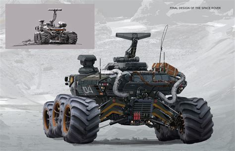 Space Rover, Longque Chen on ArtStation at https://www.artstation.com ...