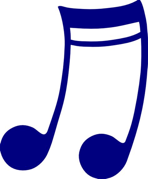 Blue Music Note Clip Art at Clker.com - vector clip art online, royalty ...