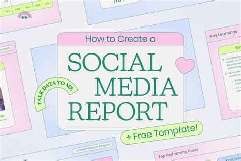 Free Social Media Reporting Templates