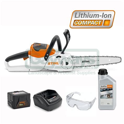 DEALS STIHL Battery MSA 120 C-BQ Chainsaw Kit + FREE CHAIN OIL