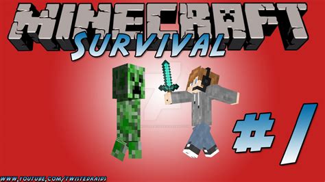 Minecraft Survival Youtube Series Thumbnail by TwistedRaids on DeviantArt