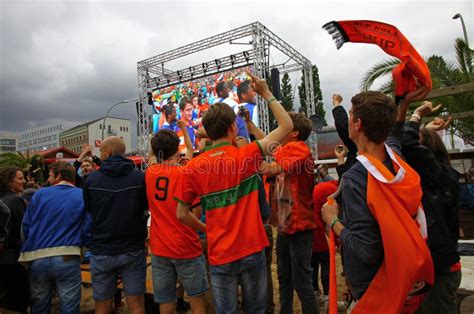 Netherlands Football Team Fans Editorial Stock Image - Image of ...