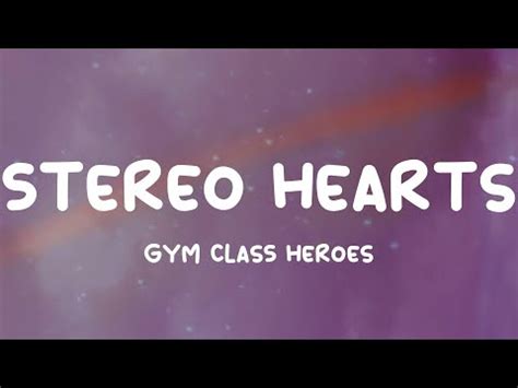 Stereo Hearts - Gym Class Heroes (Lyric Video) - YouTube