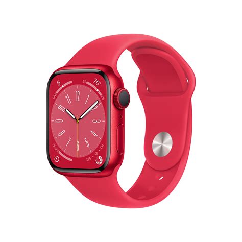 Apple Watch Series 8 GPS 41mm (PRODUCT)RED Aluminum Case with (PRODUCT ...