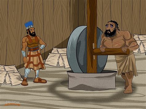 FreeBibleimages :: Samson - Mighty Warrior :: Can Samson save the ...