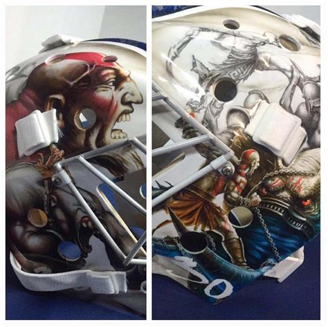 Ilya Samsonov’s new mask continues video game theme, features Kratos ...