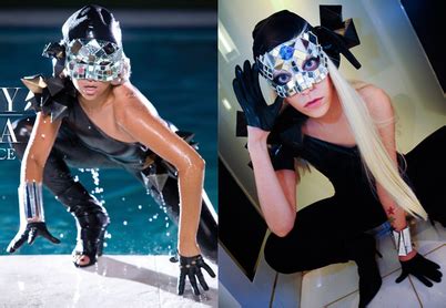 YuffieBunny - Lady Gaga Poker Face Mirror Mask - YuffieBunny