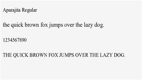 Aparajita Font Download | The Fonts Magazine